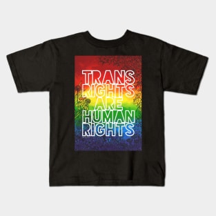 Trans Rights Are Human Rights 2022 Kids T-Shirt